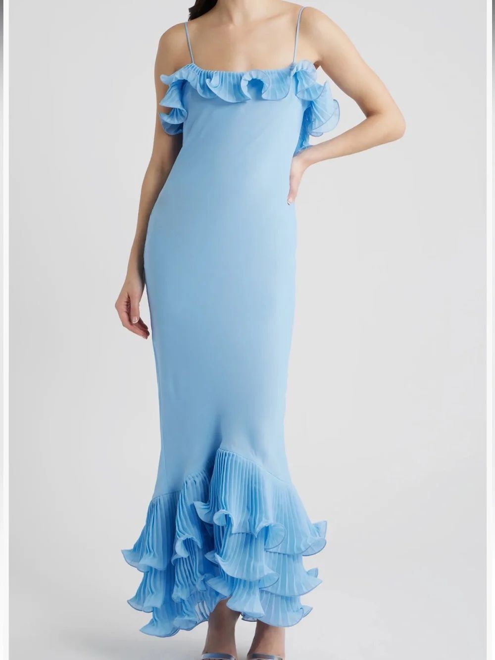 Delfi Collective Delina Dress In Blue Size XS